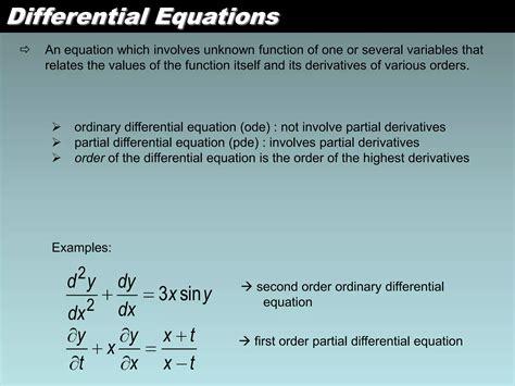 Image result for First Order Linear DE Examples