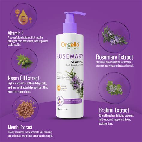 Rosemary Shampoo - 200ml – Orgello