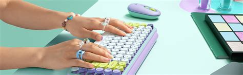 Amazon.in: Buy Logitech Pop Keys Mechanical Wireless Keyboard with ...
