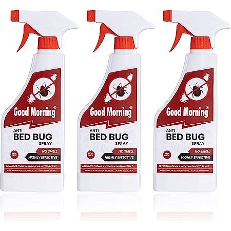 Good Morning Bed Bug Killer Spray, 40ml Concentrate - Pack of 3 ...