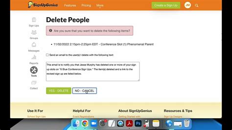 Image result for SignUpGenius Tutorial Single Slot