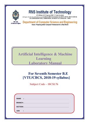 18CS753 AI Module 3 - MODULE III SYMBOLIC REASONING UNDER UNCERTAINTY ...