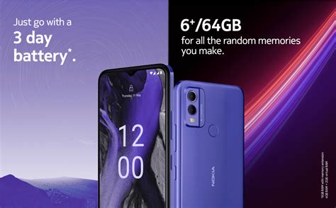 Nokia C22 | 3-Day Battery Life | 6GB RAM | 13 MP Dual Rear AI Camera ...