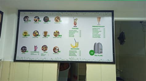 Menu at TEA TIME, Chennai, New