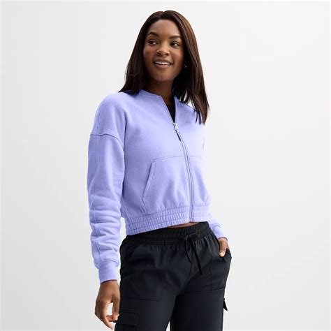Women's Tek Gear® Ultrasoft Cropped Bomber Jacket