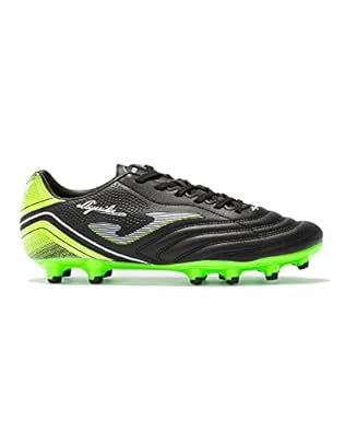 Buy Joma Aguila Firm Ground 2301 Football Shoe, Black/Green Fluor at ...
