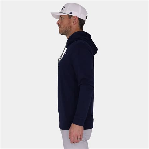 Performance Golf Hoodie: Navy Blue | Avalon Modern Golf Apparel