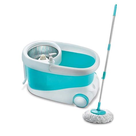MAT Stainless Steel Wringer, Magic Mop Jumbo Wheels and 1 Refills (Blue ...