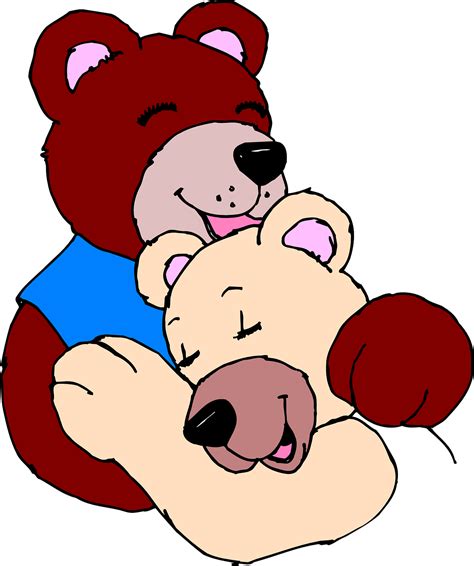 Clipart Of Bears Hugging