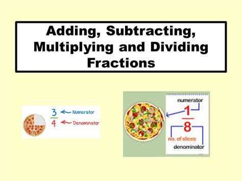 Image result for Adding/Subtracting Multiplying Fractions