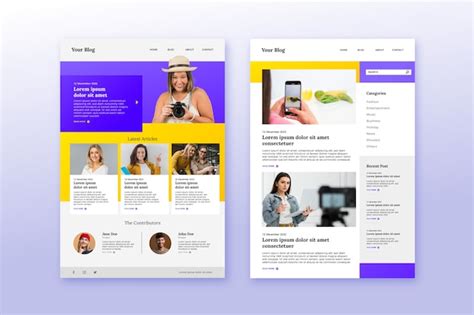 Images de Blog Template – Téléchargement gratuit sur Freepik
