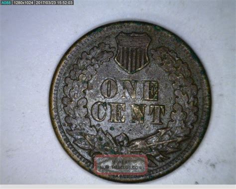 1861 1c Indian Head Cent Civil War Coin (45 - 213)