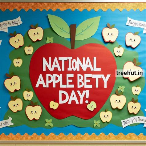 October 5 National Apple Betty Day Bulletin Board Ideas and Classroom ...