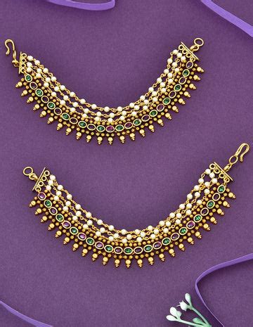 Buy Designer Fashion Ear Chains Online for Women at Violet and Purple ...