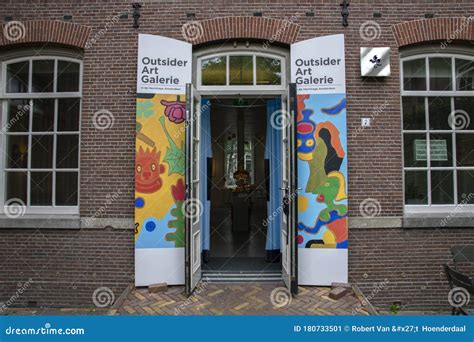 Entrance of the Outsider Art Gallery at the Hermitage Amsterdam the ...