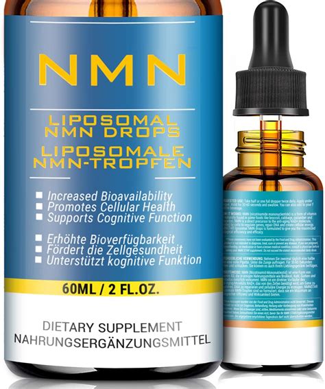 Buy Ultra High Liposomal NMN 500mg Drops, Boost NAD Levels ...