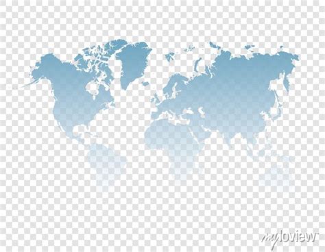 Blue World Map Transparent 的图像结果
