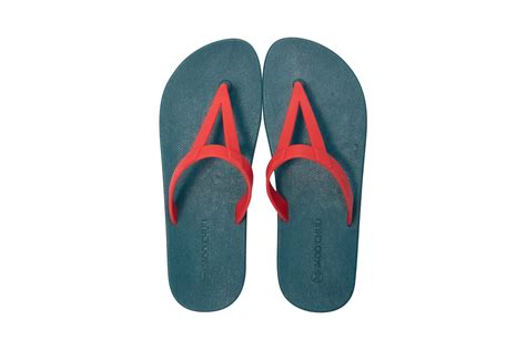 Eiffel Green Sole Red Strap - Moo Chuu India