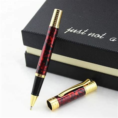 HAYMAN 24 CT Gold Plated Premium Triangle Roller Pen with Gift Box (P-4 ...