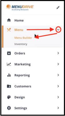 Image result for Menu Import Code