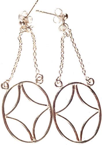 Exotic India Silver Hoop Earrings For Women (Multicoloured) (Jrg36 ...