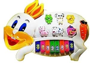 Buy Musical Rabbit Piano Toy with Flashing Light & Sound for Kid, Early ...