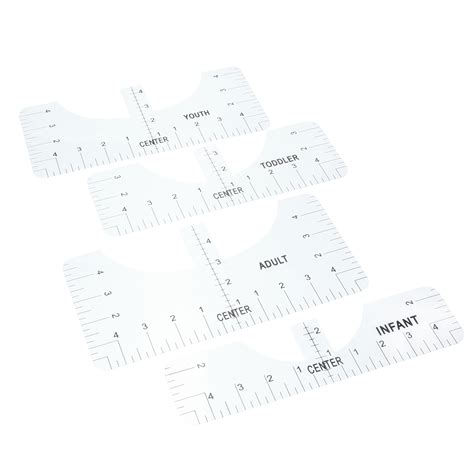 Velcro Strap Bike Bag 3-Pack Clear Acrylic Rulers - Zero-Centering ...