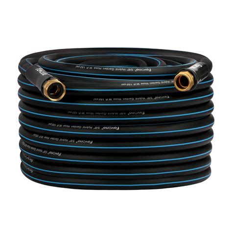 Fevone Garden Hose 100ft Heavy Duty Water Hose 5/8 Garden Hose Flexible ...