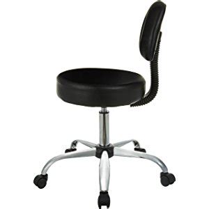 AmazonBasics Height Adjustable Office/Bar/Kitchen Stool with Back ...