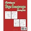 Christmas Sign Language Coloring Book: Xmas Alphabet | Ubuy India
