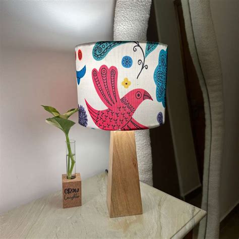 Kavi Birds Wooden Shade Lamp (Square Base) – Kavi The Poetry-Art Project