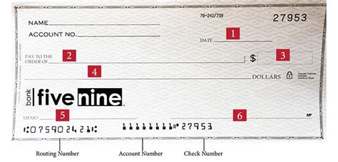 How To: Fill Out A Check - Bank Five Nine