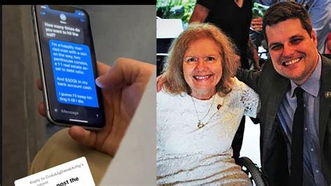 Viral TikTok Leaks Matt Gaetz Chats With His Mom On 'Guiding' Donald ...