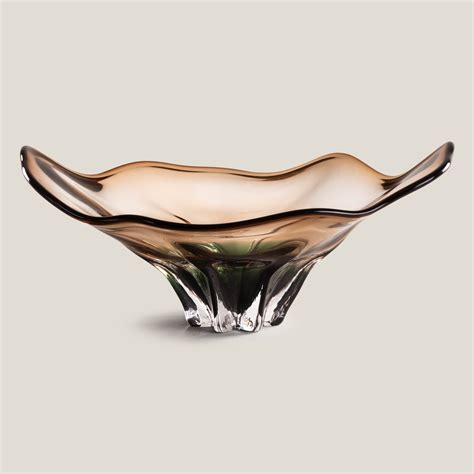 Buy Veradant Green & Brown Glass Decor Platter – Address Home