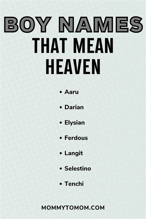 42 Names That Mean Heaven For Your Little Angel