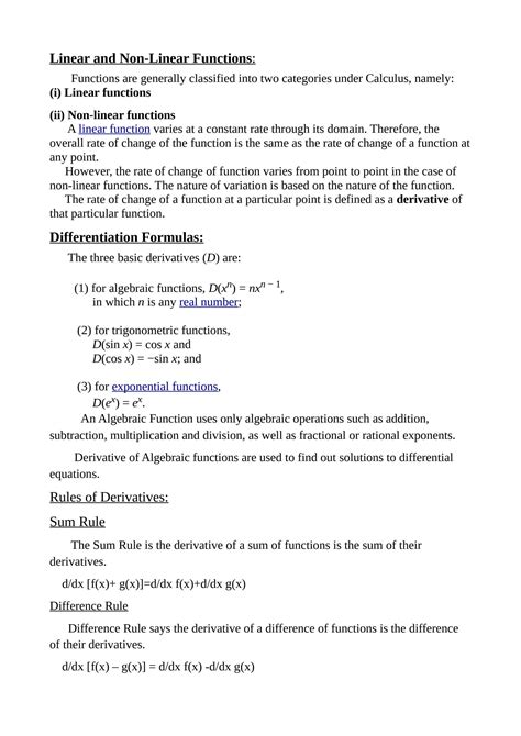 Image result for Maths Differentiation Explained