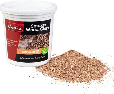 Camerons All Natural Extra Fine Mesquite BBQ Wood Chips for Smokers (1 ...