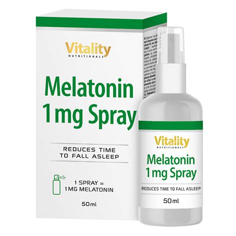 Vitality Melatonin 1 mg Spray 50 ml - Shop Apotheke