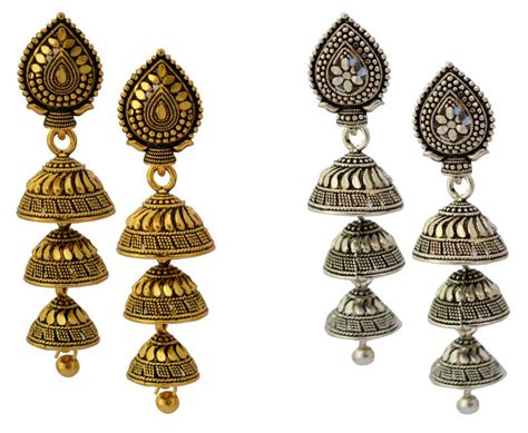 Happy Stoning Metallic Antique Metal Kashmiri Tribal German Oxidized ...