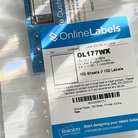 How to Print onto Sticker Labels 的图像结果