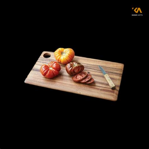 Modern, Modern Cutting Board / Serving Board, Serving Platter, Teak Wo ...