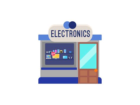 Isometric Electronic Store Illustrations Graphic by sweetmangodsn · Creative Fabrica