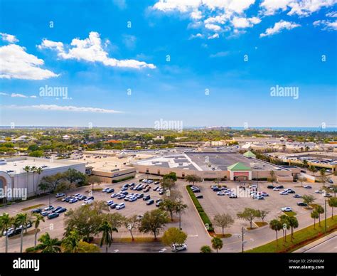 Aerial photo Coastland Center shopping mall Naples Florida USA Stock ...