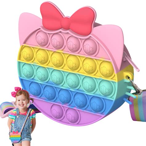 ZIMFANQI Pop on It Fidget Toys Purse for Girls Pop India | Ubuy
