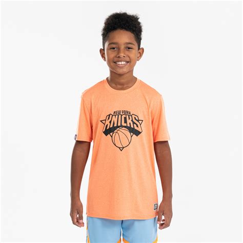 Kids' Basketball T-Shirt TS 900 NBA Knicks - Orange TARMAK | Decathlon