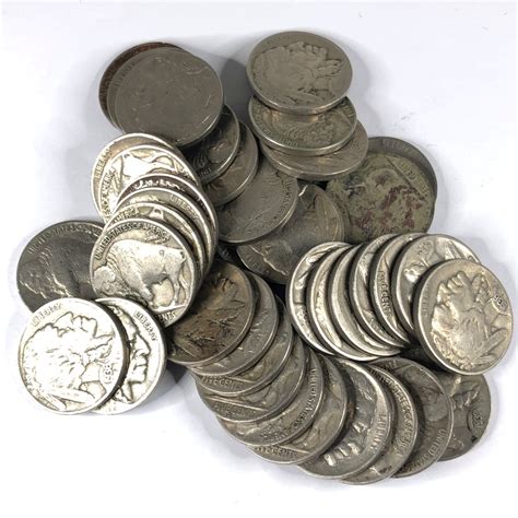 $2 Roll of Mixed-dated Buffalo Nickels | Property Room