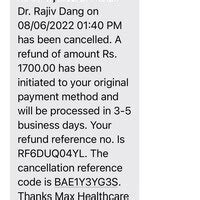 Max Healthcare — Refund not received despite promise