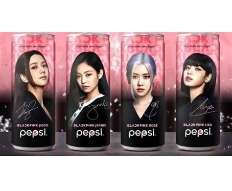 New Pepsi Max Cola Thailand 4 Cans BlackPink Rose India | Ubuy