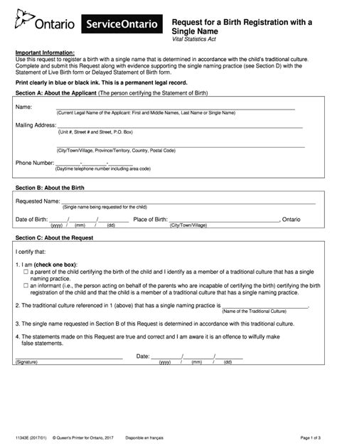 Fillable Online forms ssb gov on Request for a Birth Registration with ...