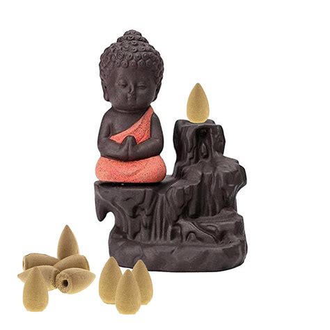 Marvellou's Persent Buddha Backflow Smoke Fountain with Scented Cone ...